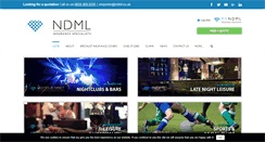 Desktop Screenshot of ndml.co.uk