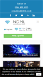 Mobile Screenshot of ndml.co.uk